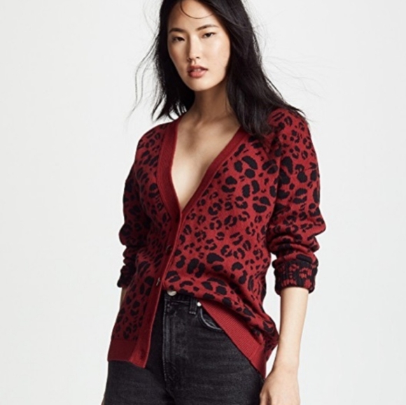 anine bing justine cardigan